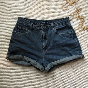 Vintage High Waisted Mom Jeans Shorts